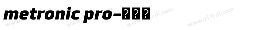 metronic pro字体转换